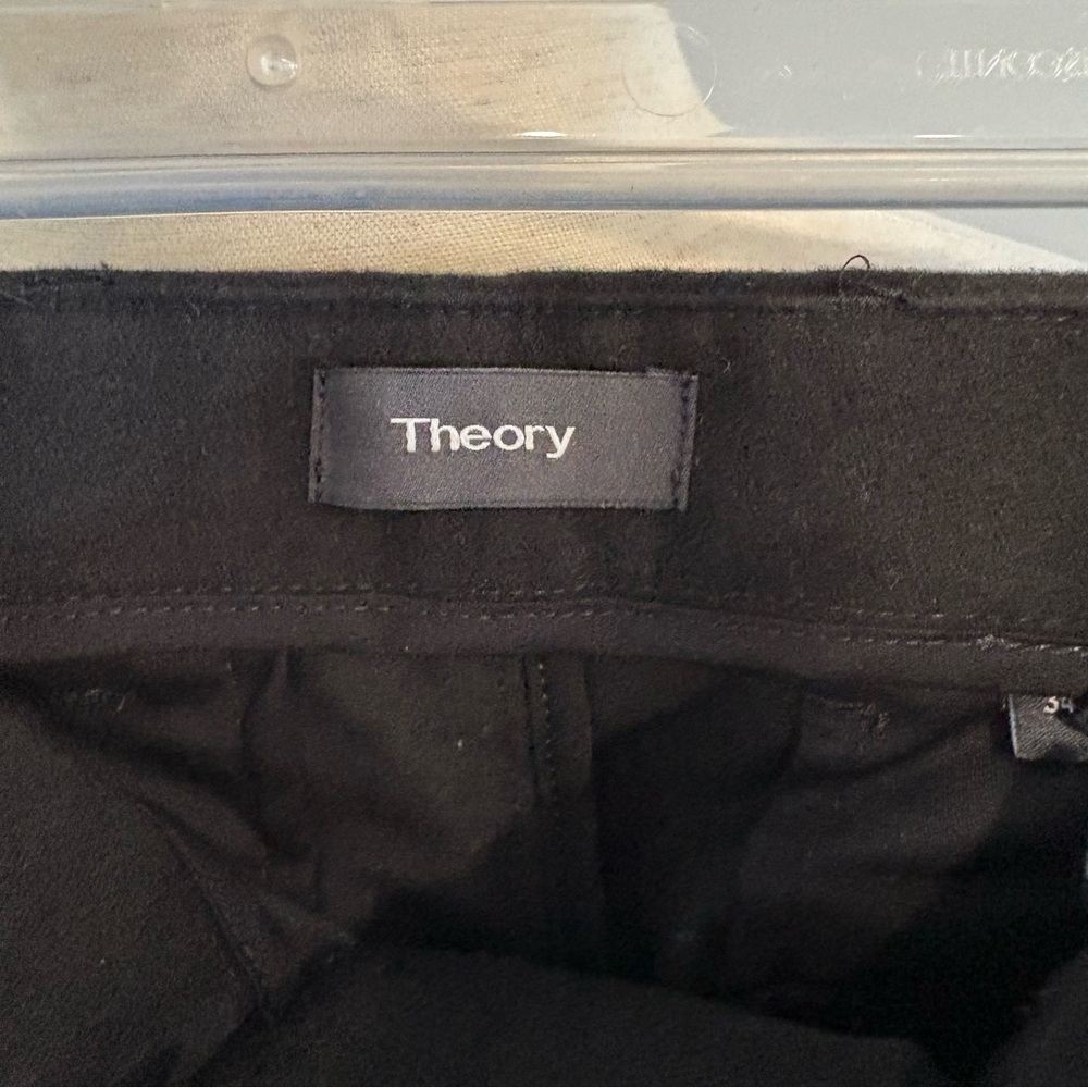 Theory Men's Black‎ Dress Pants Size 34 Waist - Picture 3 of 8